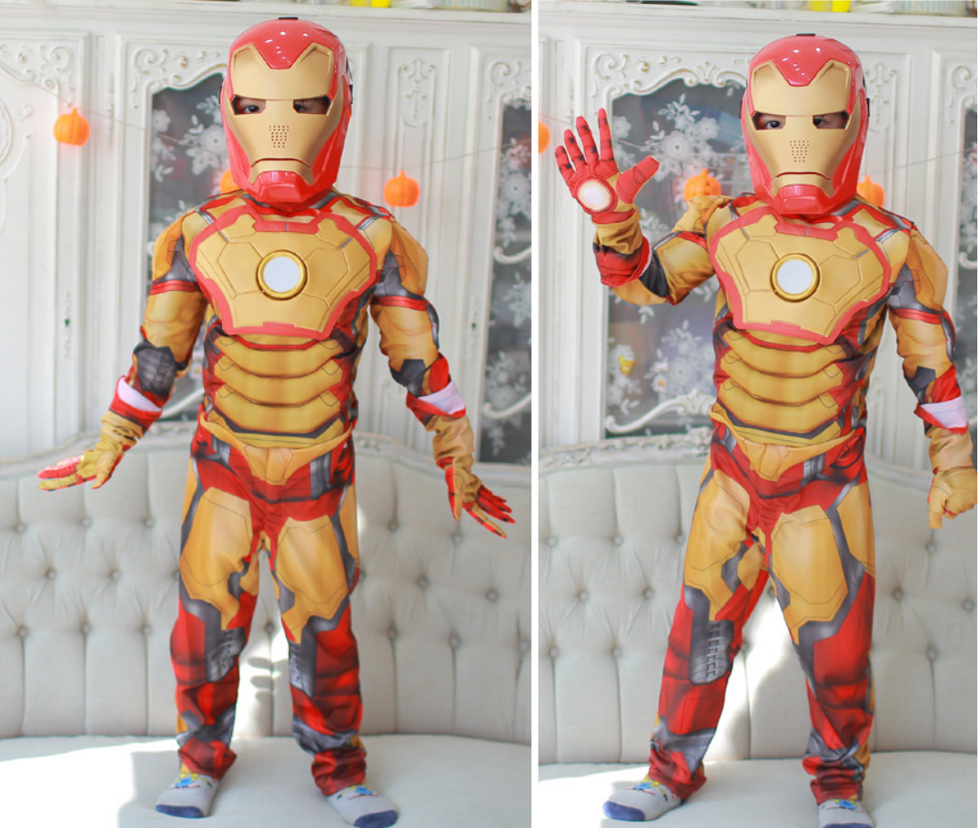 Trang phục hóa trang cao cấp Iron-Man - kèm phụ kiện cho bé