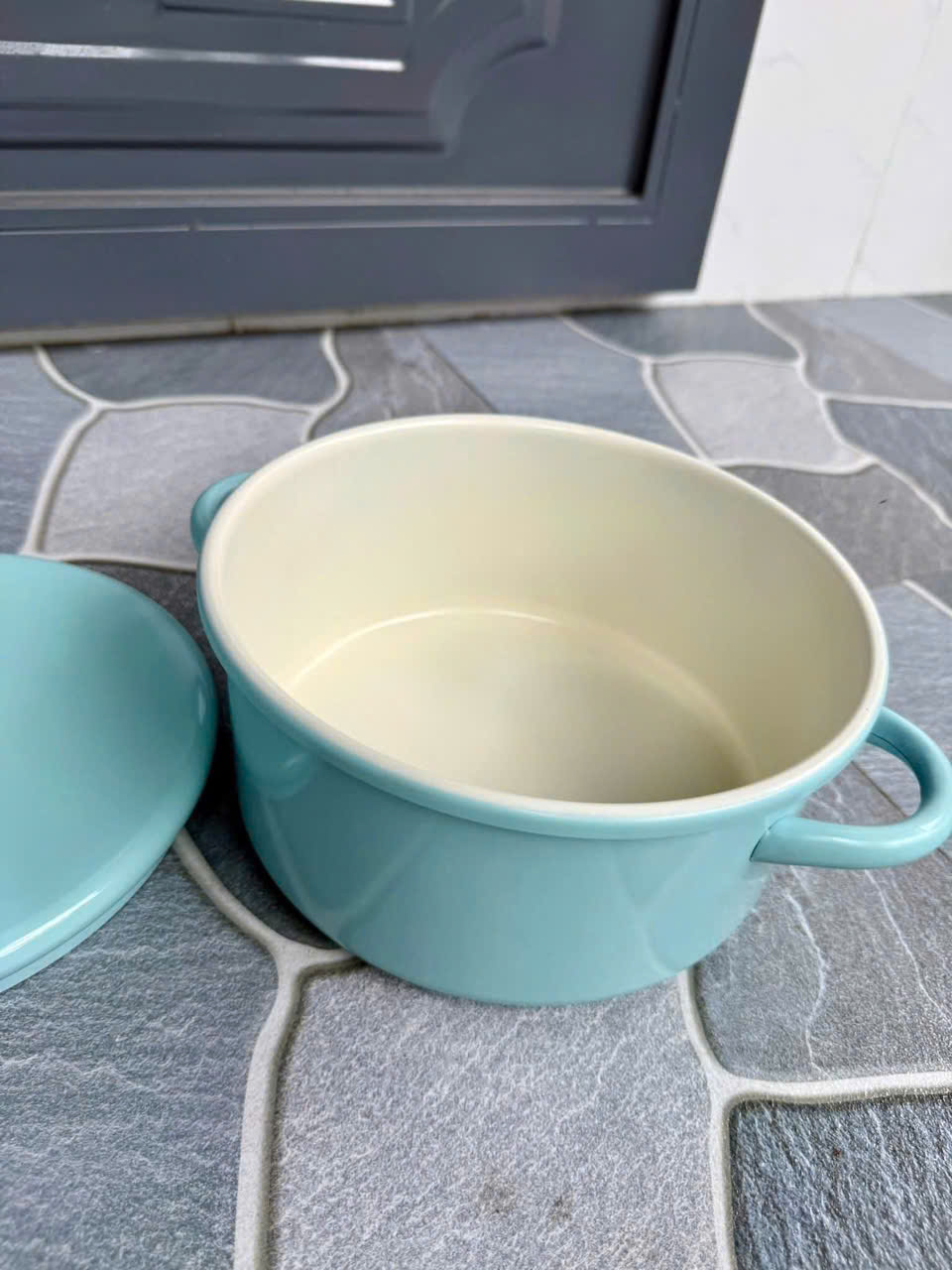 Nồi tráng men Hàng cao cấp Greencook size 20cm