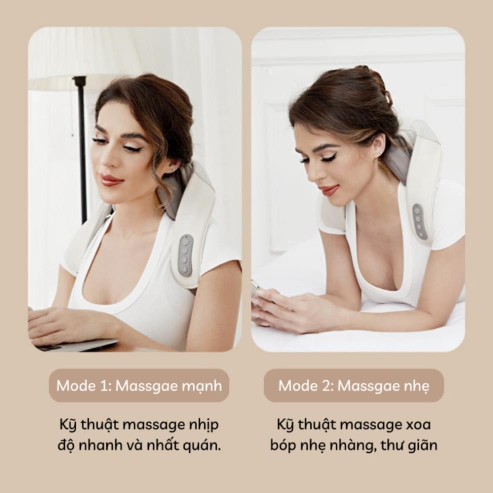 Máy Massage Cổ Vai Gáy 6D - Mô Phỏng Kỹ Thuật Massage Số 8 - GIAO MẦU NGẪU NHIÊN