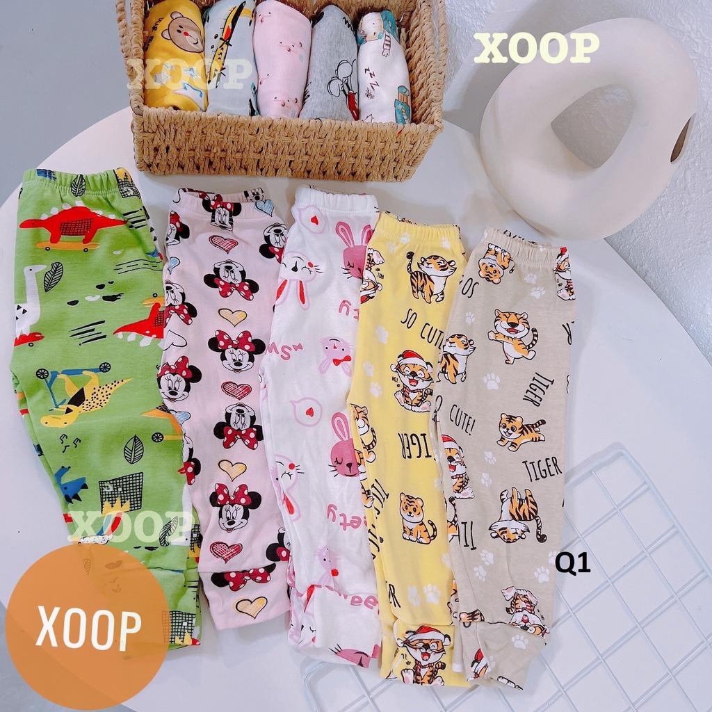 Combo 5 quần dài bozip - Combo 10 quần dài bozip cho bé trai bé gái ( 7-17kg) Q1