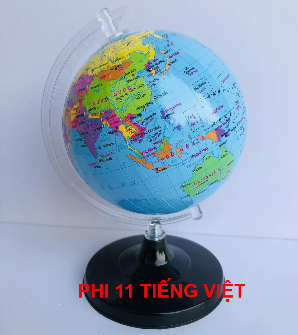 Địa cầu trái đất - giá đỡ nhựa, đế nhựa