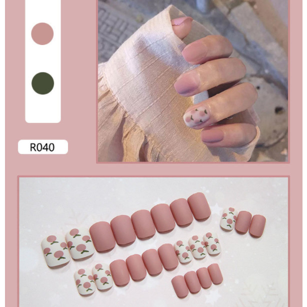 Bộ 24 móng tay giả nail thơi trang