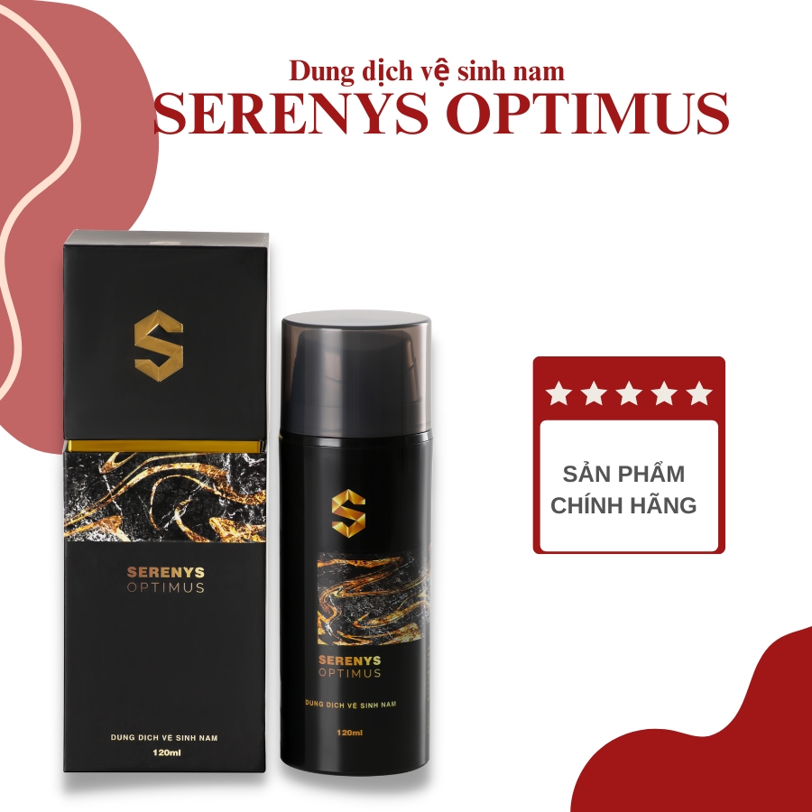 Dung dịch vệ sinh nam Serenys Optimus làm sạch khử mùi làm sáng phụ khoa nam giới