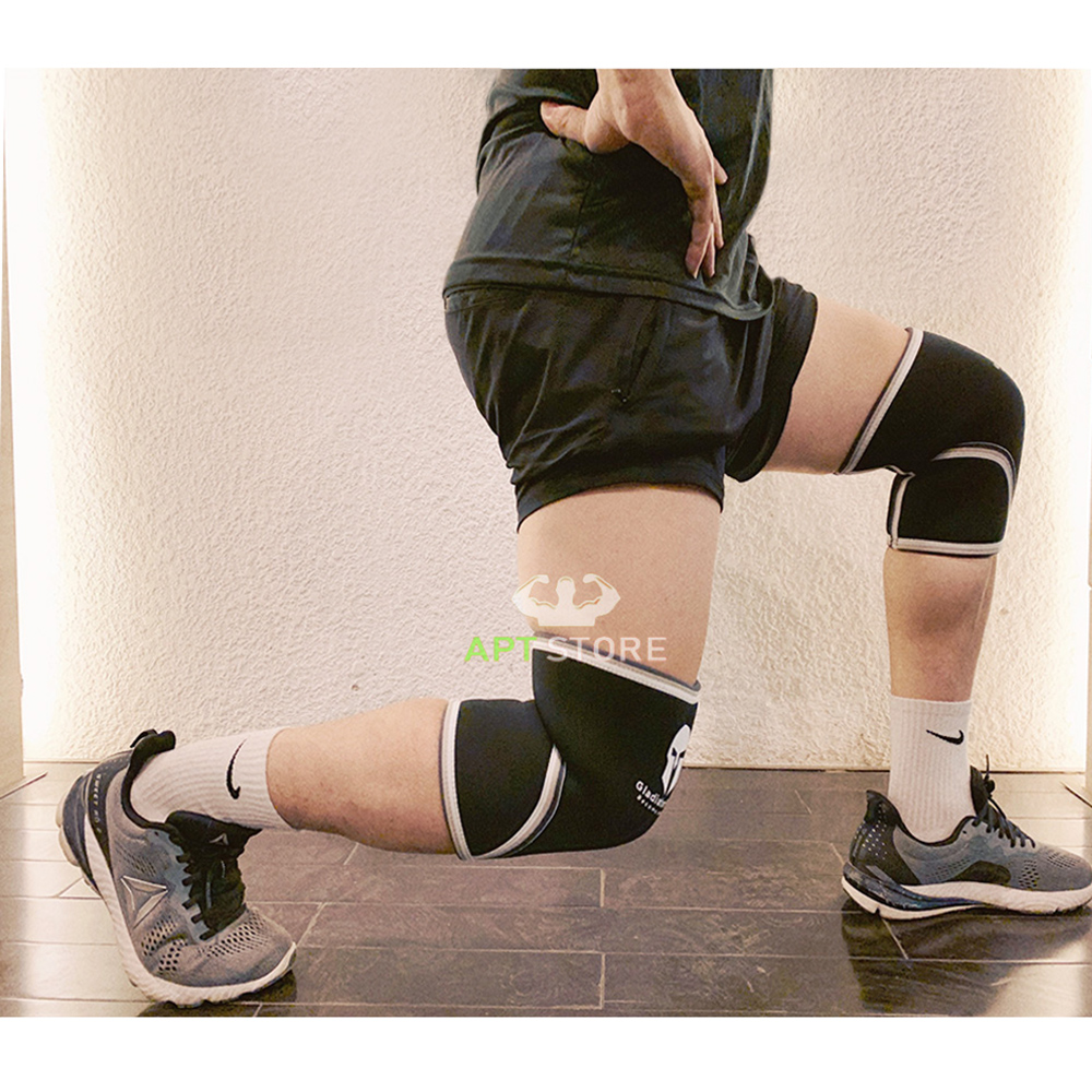 Bó gối tập Gym bảo vệ đầu gối - Xỏ gối thể thao Gladiator cao cấp 8mm