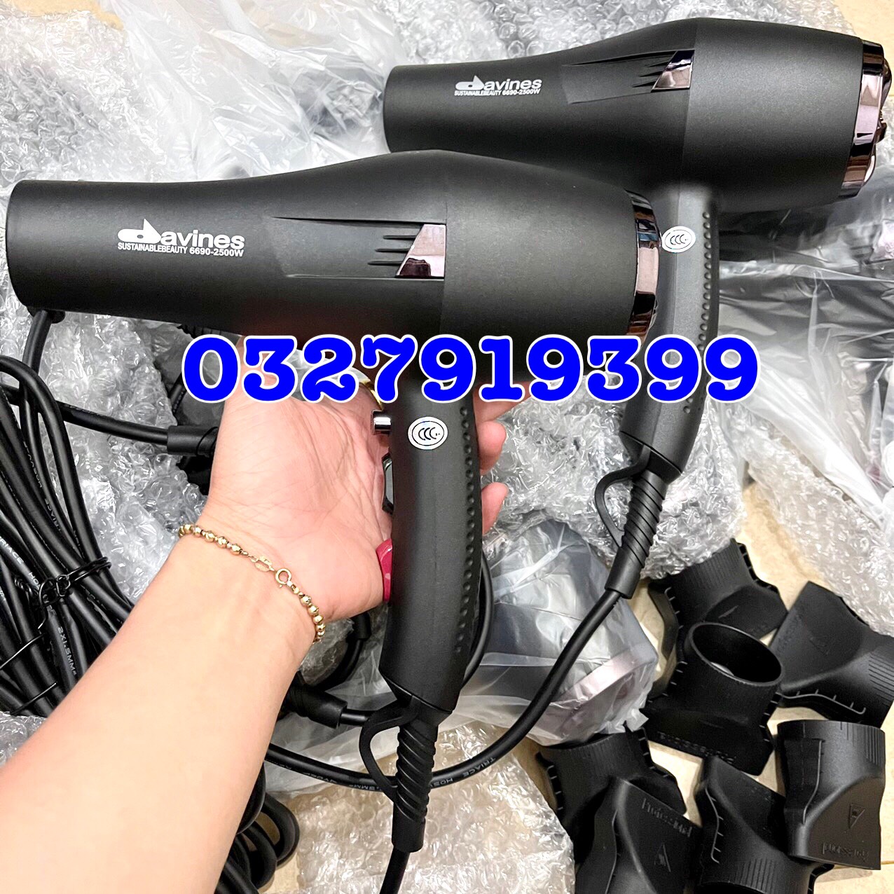 Máy sấy tóc chuẩn salon Davines 6690 2500W