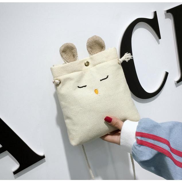 Túi Tote Vải Đeo Chéo Canvas Bag Đẹp Đi Học Ulzzang Tx171