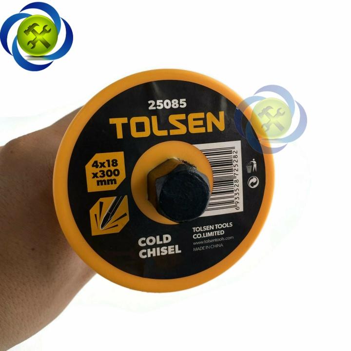 Đục sắt nhọn cầm tay Tolsen 25085 dài 300mm