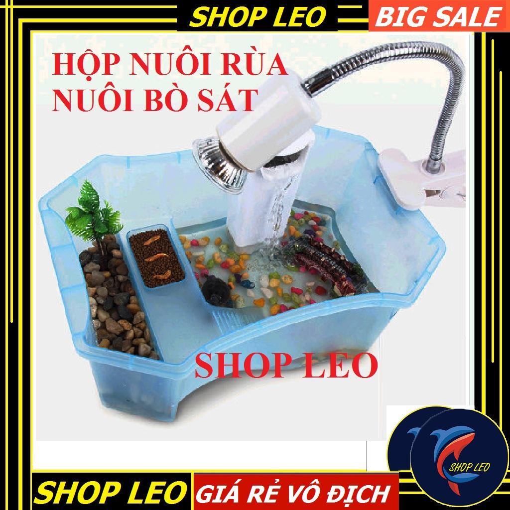 Bể nuôi rùa bằng nhựa - Hộp nuôi rùa chuyên dụng - Thùng nuôi rùa - Bò sát - thú cưng bằng nhựa - Pet-shopleo
