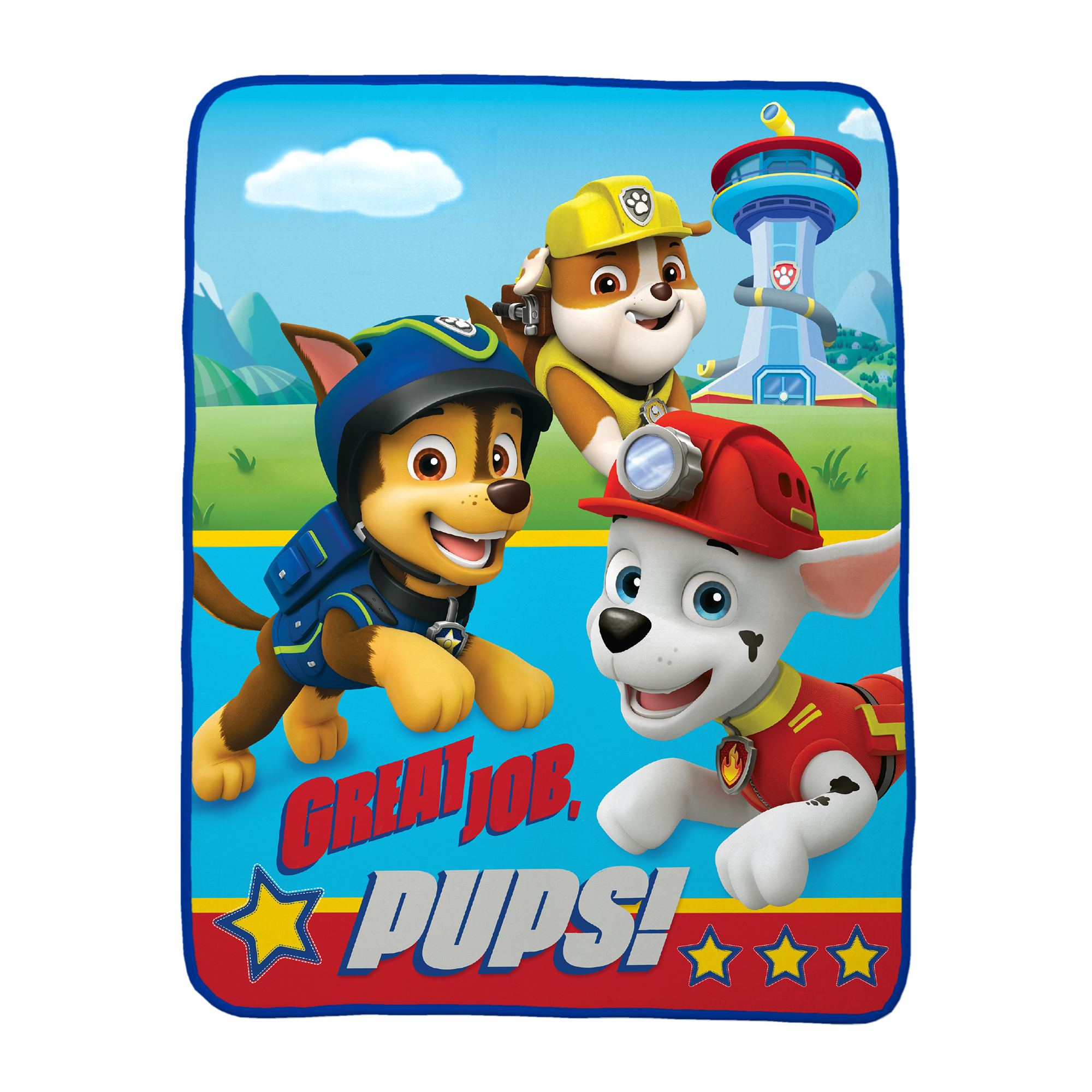 Mền ( Chăn ) tiện dụng hình chó cứu hộ - Paw Patrol