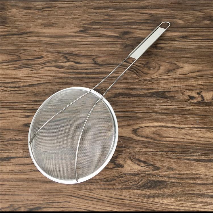 Vợt lưới lược thực phẩm, dầu ăn tay cầm inox