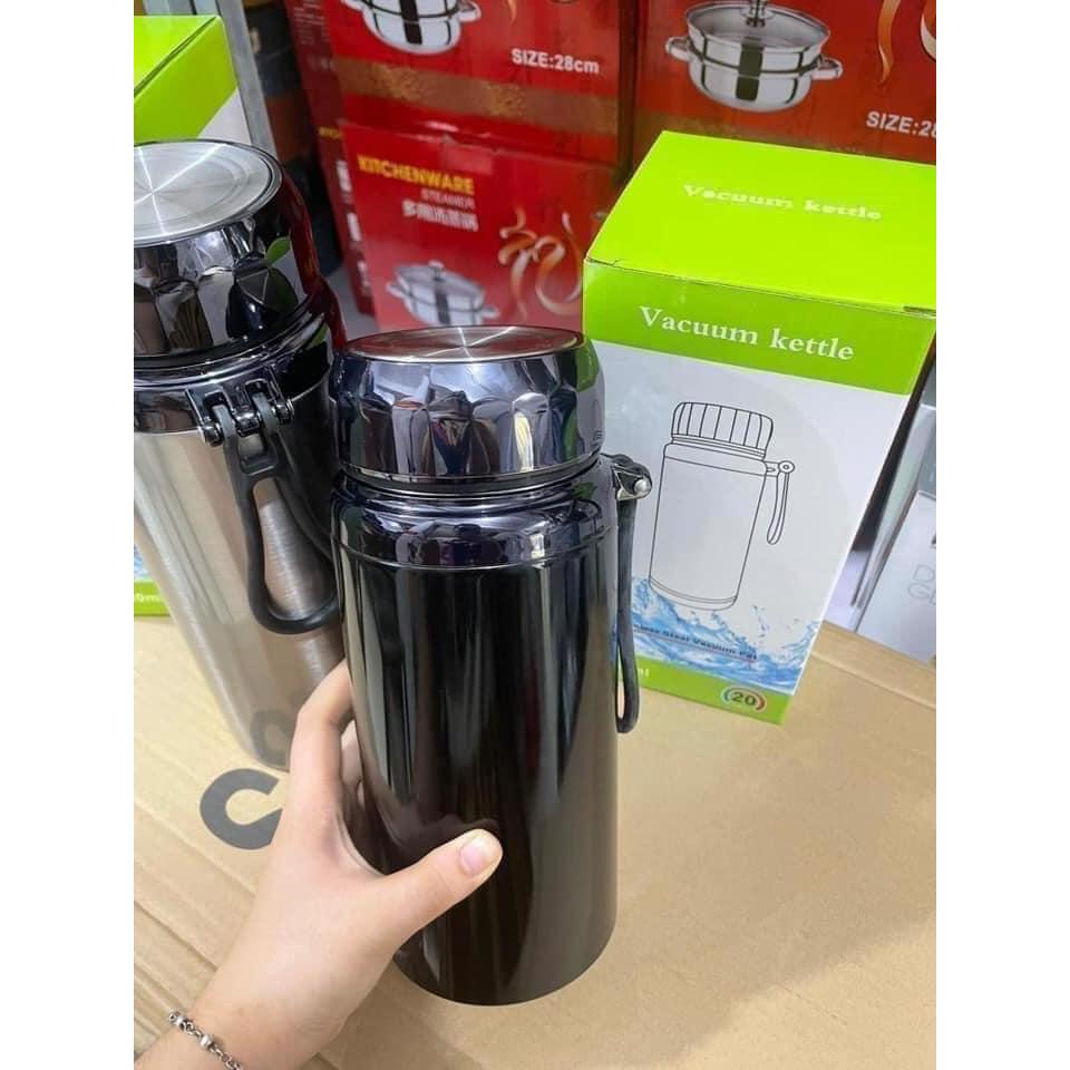 BÌNH GIỮ NHIỆT INOX KIM CƯƠNG HÀNG CHUẨN ĐỦ DUNG TÍCH - giao mầu ngẫu nhiên