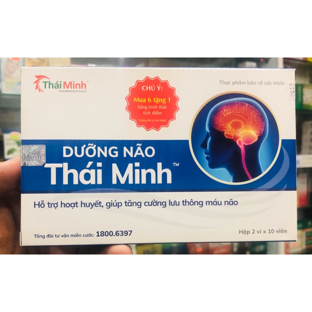 Thực phẩm bảo vệ sức khoẻ DƯỠNG NÃO hộp 20 viên