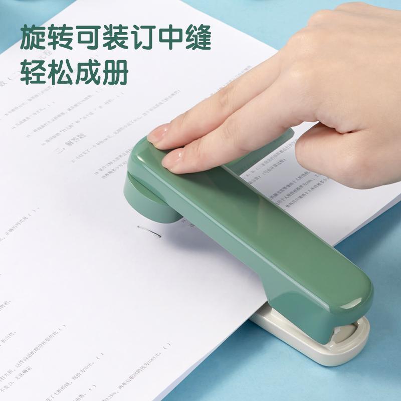 Dập Ghim Dạng Xoay - Deli TA304 - Màu Xanh Lá