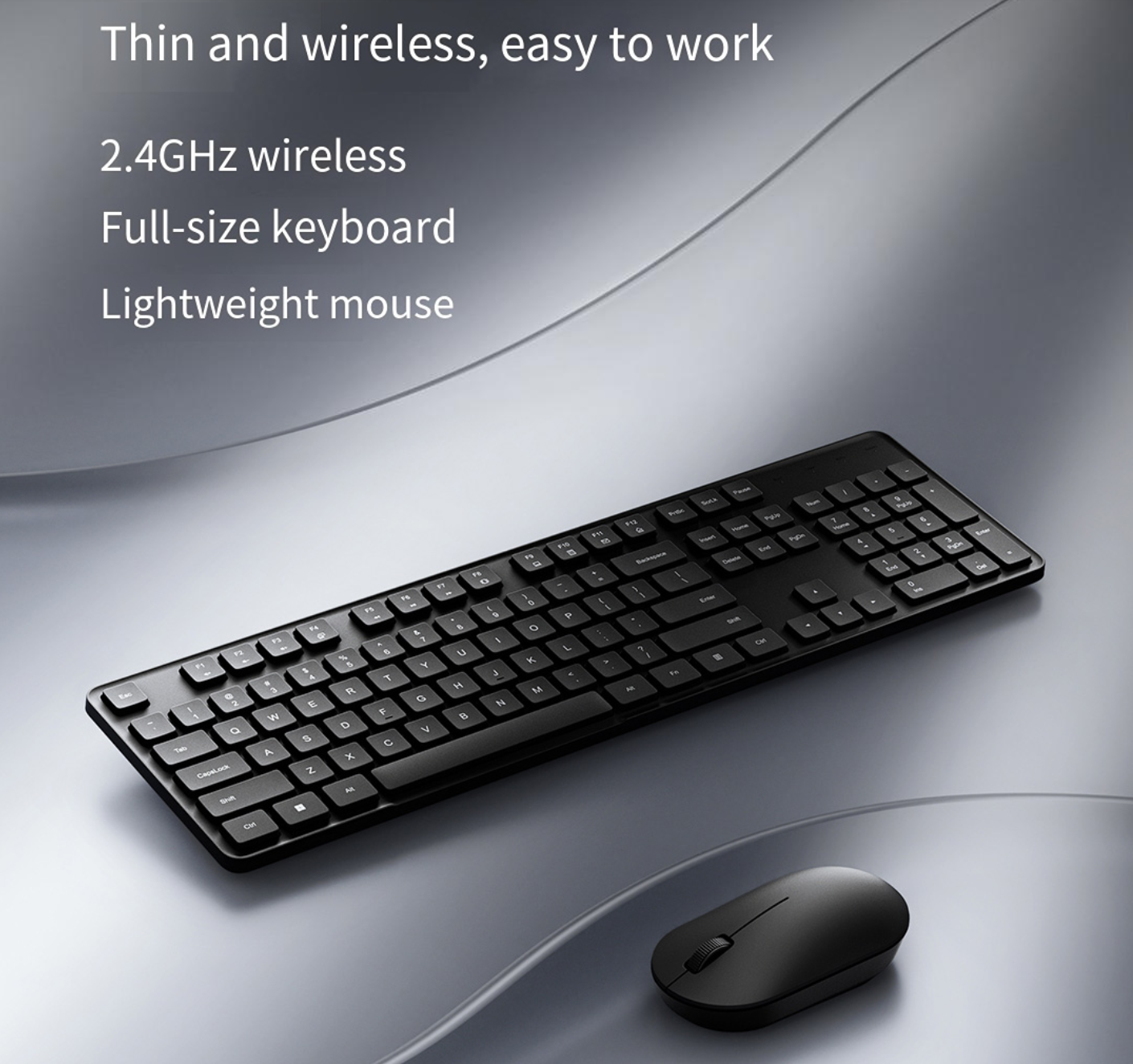 Bộ bàn phím không dây kèm chuột Xiaomi WXJS02YM-Hàng chính hãng