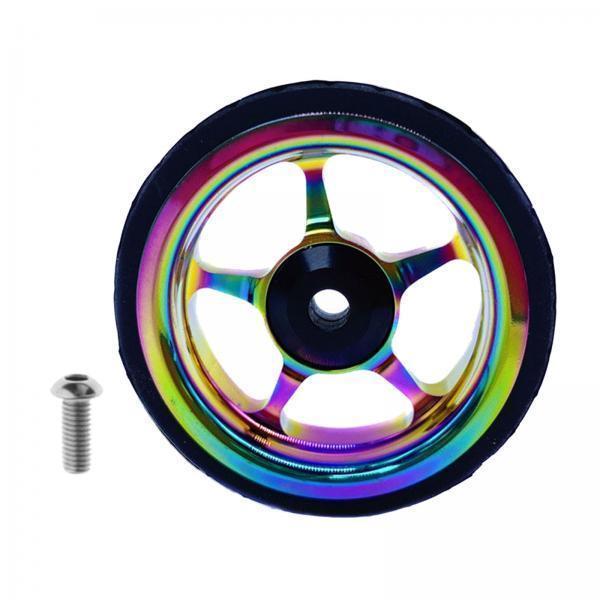 2-4pack Easy Wheel for Folding Bike EZ Wheels Wheel Easywheel Colorful