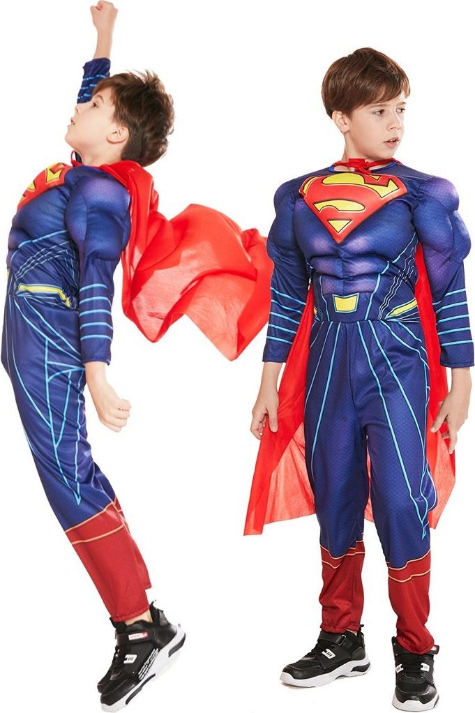 Trang Phục Super Man Bé Trai Dành Cho Lễ Hội Halloween Cosplay Hóa Trang Siêu Anh Hùng