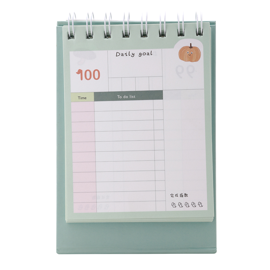 Lịch Kế Hoạch Để Bàn - 100 Days Planner (11.2 x 15.5 cm) - Mẫu Ngẫu Nhiên