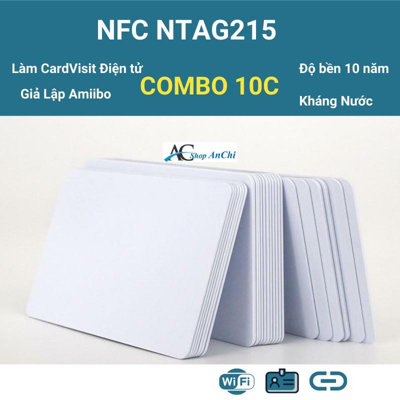 thẻ ntag215 thẻ nfc chip ntag215 làm thẻ thông tin điện tử thông minh metap, taotap giả lập Amiibo