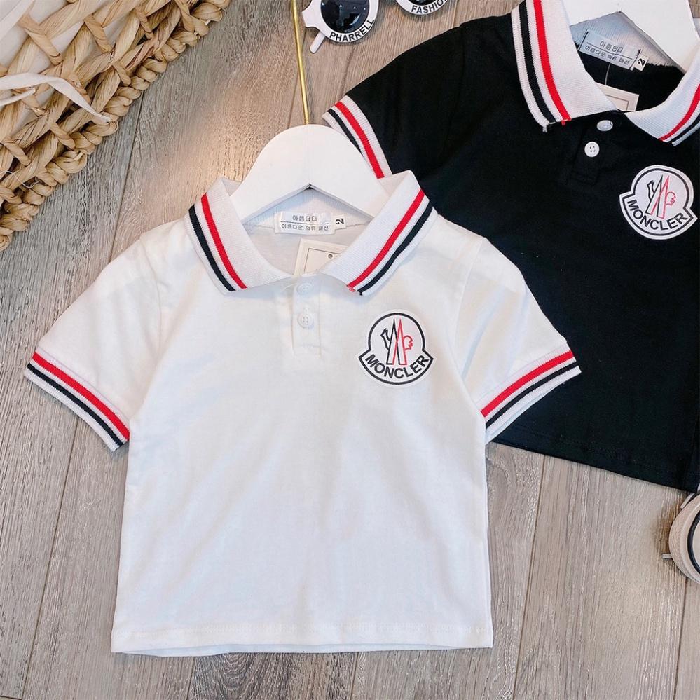 Áo polo cotton cộc tay trẻ em trơn đáng yêu cho bé trai từ 8-19kg LILIKIDS PL01
