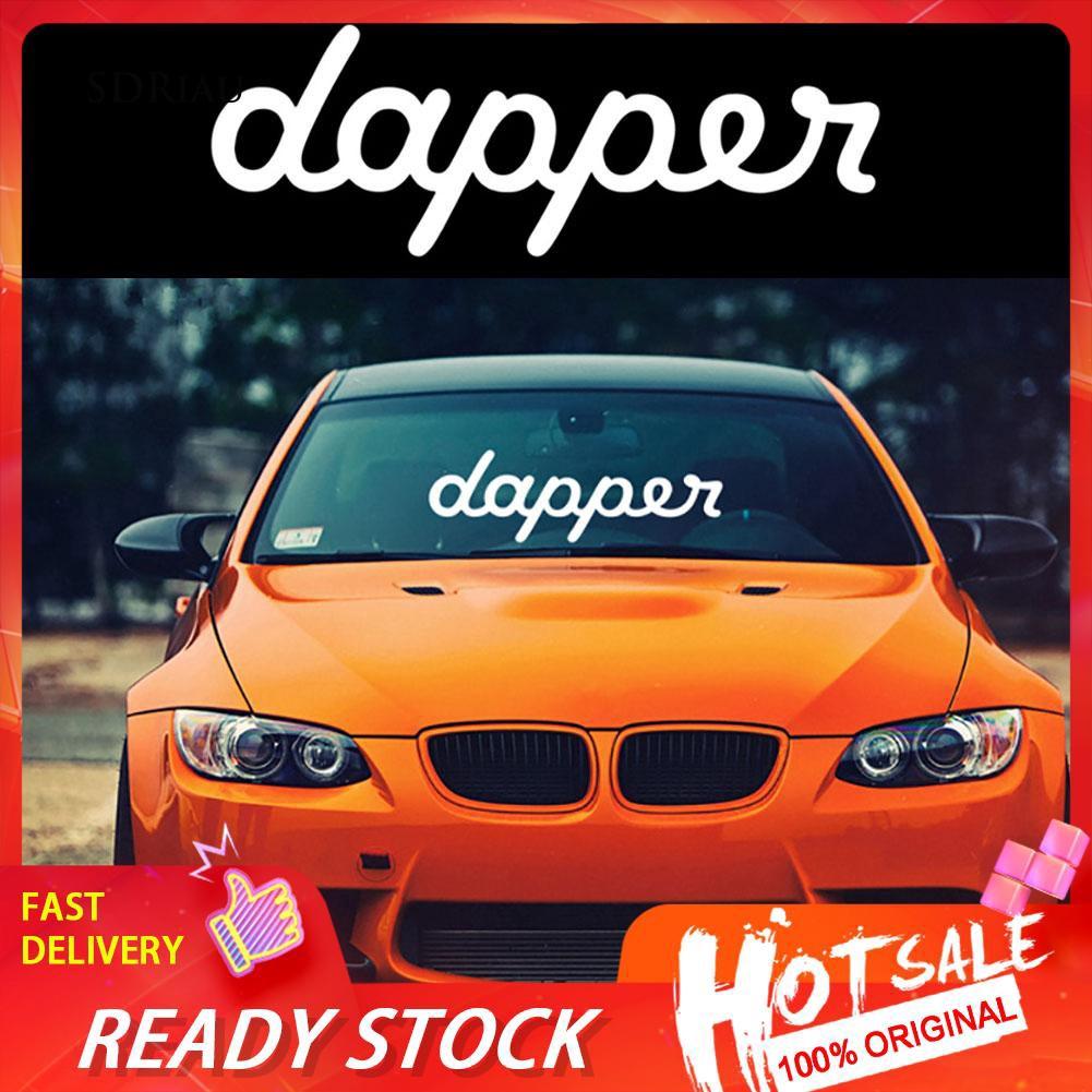 Miếng dán trang trí cho cửa sổ xe hơi phản chiếu chữ Dapper