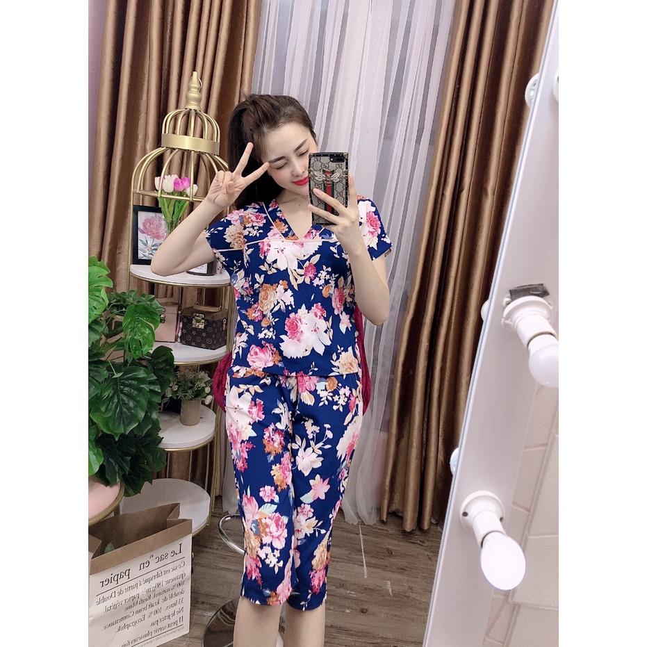 Đồ bộ lửng lụa mặc nhà size 40-69kg