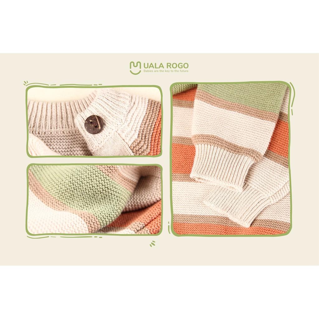 Áo Len UalaRogo Cho Bé Trai Kẻ Ngang