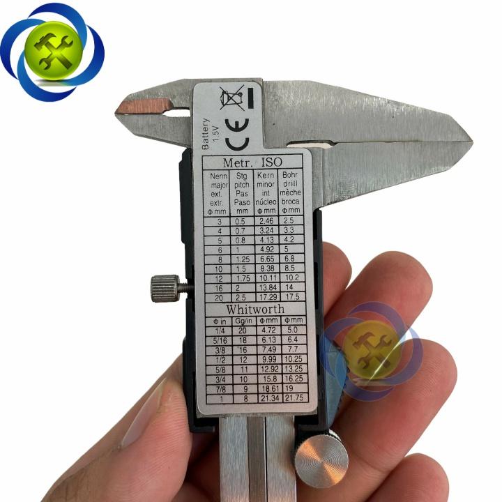 Thước kẹp điện tử 150mm Workpro WP266004 thân kim loại