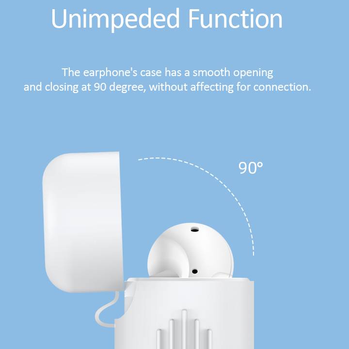 Bao case silicon siêu mỏng cho tai nghe Huawei Freebuds 2 / Freebuds 2 Pro hiệu Usams BH-501 (Mỏng 0.8mm, chống vân tay, chống bám bẩn, vật liệu cao cấp) - Hàng nhập khẩu