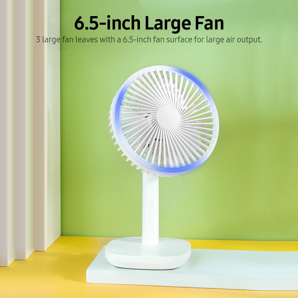 Quạt đứng F6 cho máy tính để bàn có đèn LED
