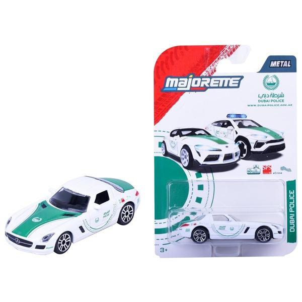 Đồ Chơi Mô Hình Xe Dubai Police Mercedes-Benz SLS AMG - Majorette 8503100001B47