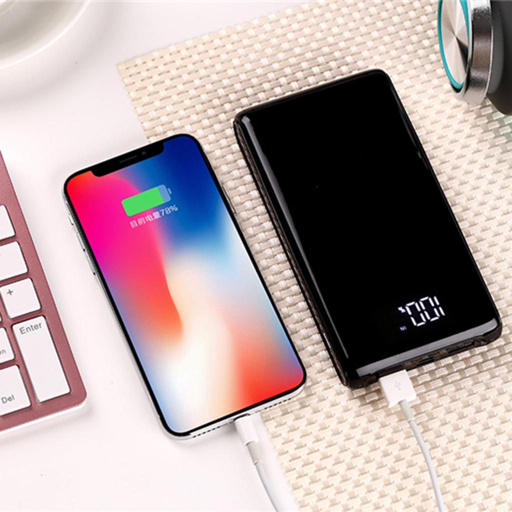 Portable Charger 6 Battery Packs 2-Port Power Bank Portable Battery Charger Case for iPhone, iPad, and other Smart Devices