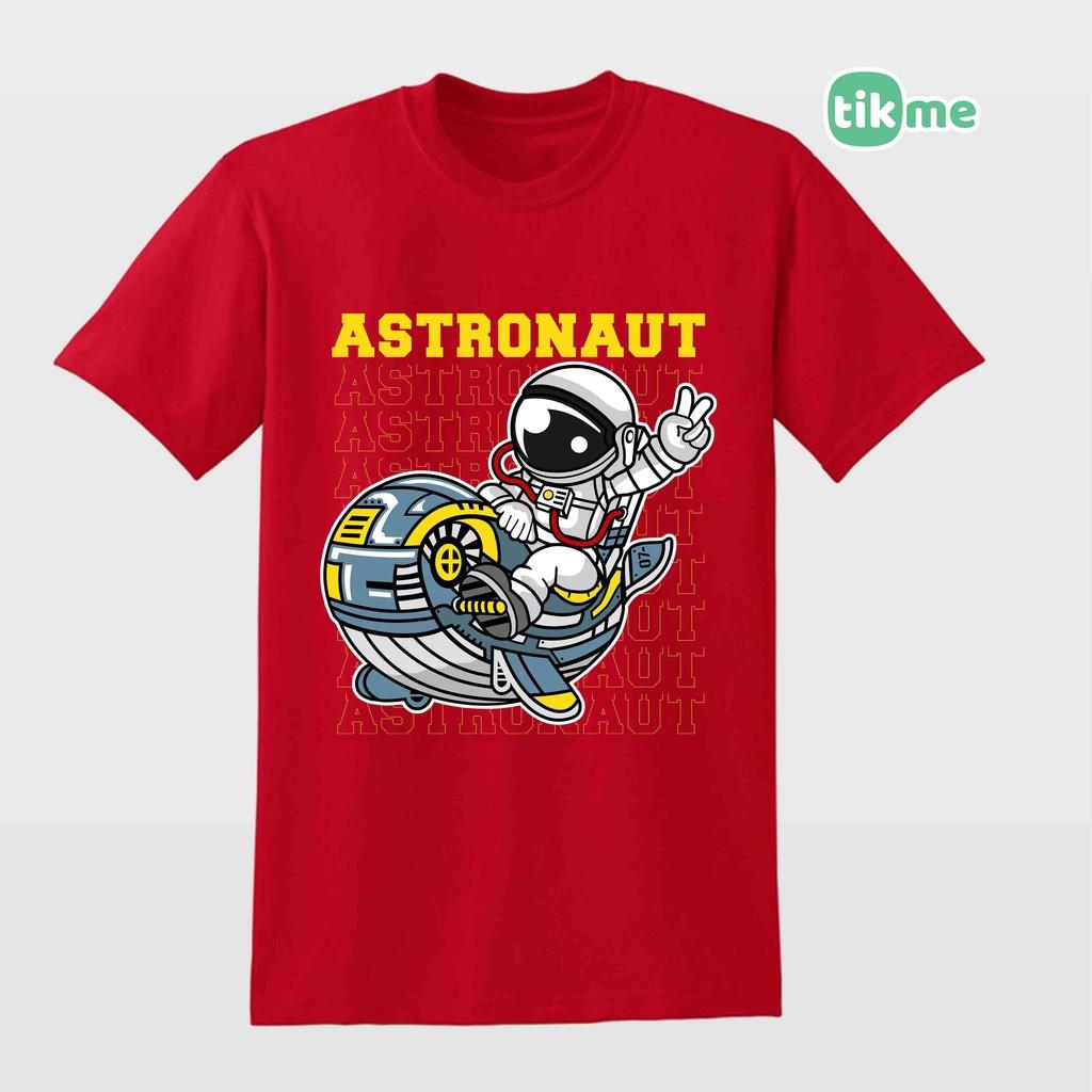 Áo thun cotton unisex phi hành gia tổ lái size XS-3XL 100% cotton