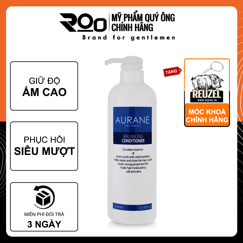 Dầu Xả Tó Hư Tổn Nặng Aurane Blancing Conditioner Dưỡng Ẩm, Suông Mượt - Tặng móc khoá chính hãng