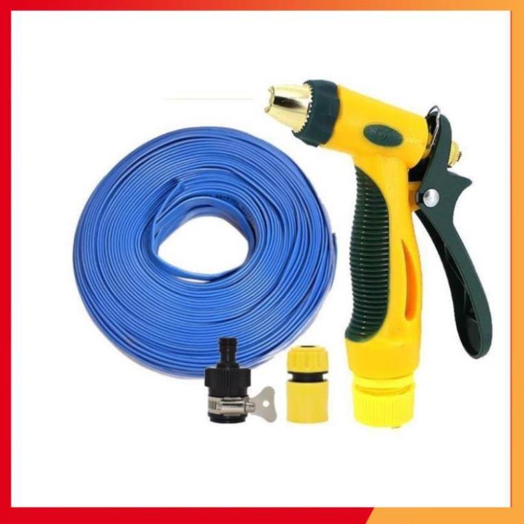 Bộ dây vòi xịt nước rửa xe,tưới cây tăng áp 3 lần 7-10m 206317