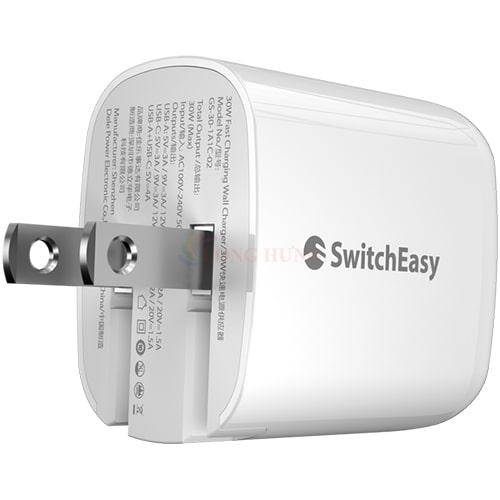 Cốc sạc SwitchEasy PowerBuddy 30W Fast Charging Wall Charge GS-30-267-12 - Hàng chính hãng