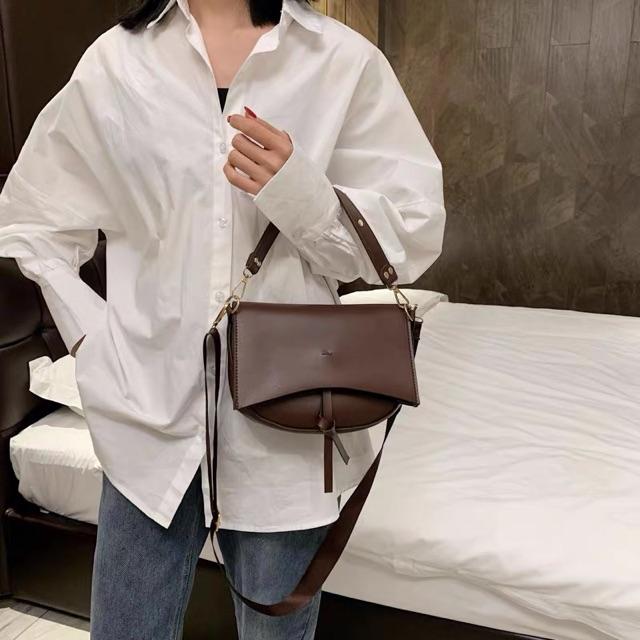 TÚI DA MỀM ĐEO CHÉO HÌNH BÁN NGUYỆT SIÊU CHẤT