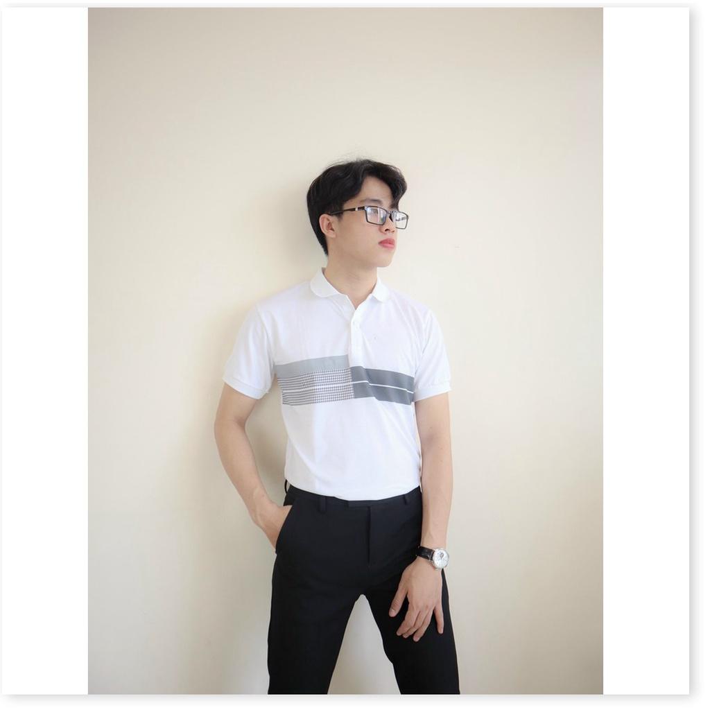 Áo thun cổ trụ ngắn tay tôn dáng chuẩn body