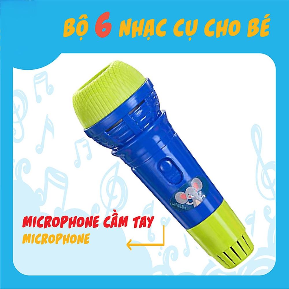 Bộ Đồ Chơi 6 Nhạc Cụ Cho Bé - Peek A Boo PAB015