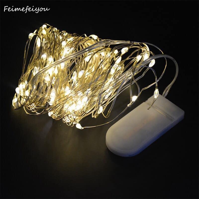 Dây Đèn LED 5M Trang Trí Sân Vườn Siêu Sáng