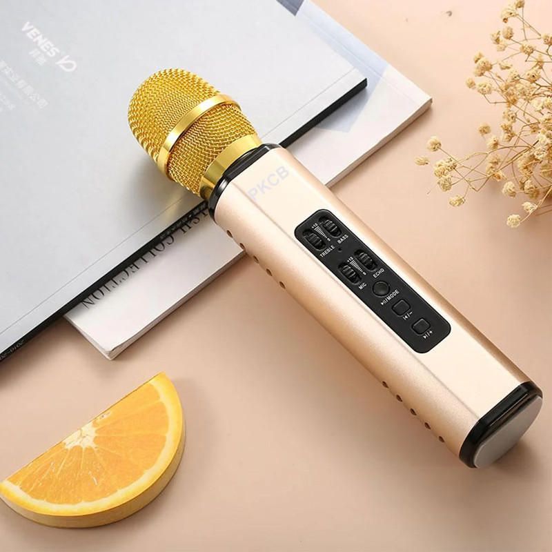 Micro Karaoke Kèm Loa Bluetooth Không Dây Cực Hay - Hàng Chính Hãng PKCB