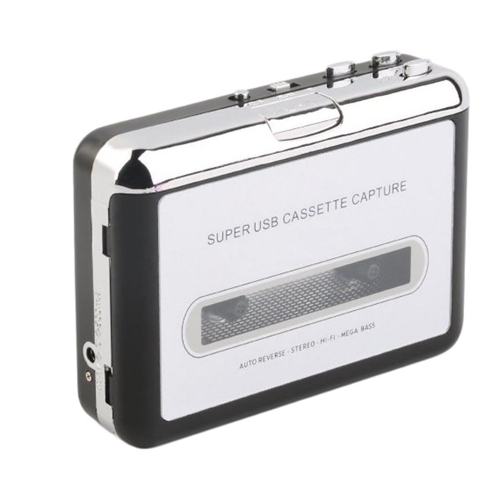 Portable USB2.0 Audio Cassette Tape Converter to MP3 Player for PC