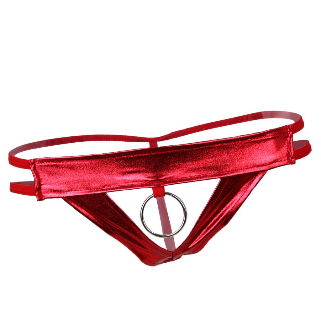 4 Colors Men's T-Back Underwear Low-rise Man Bikini G-String Thong