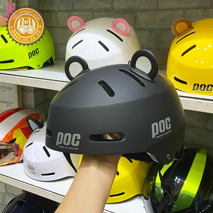 Tai Gấu Gắn Nón Bảo Hiểm