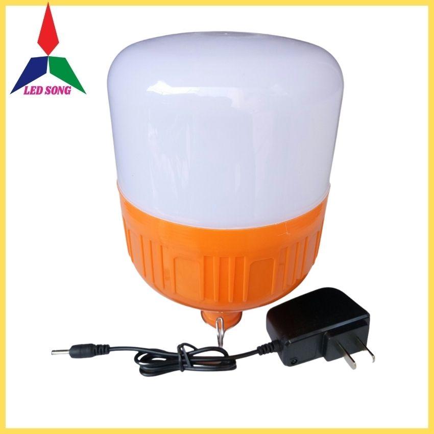 Bóng đèn sạc tích điện 50w dùng khi mất điện đi giã ngoại cắm trại -❖ĐÈN MÓC TREO❖