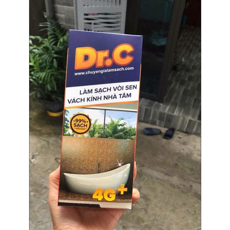 Dr.C 4G Dung Dich Tẩy Cặn Canxi, Làm Sạch Sen Vòi Inox, Cabin Tắm
