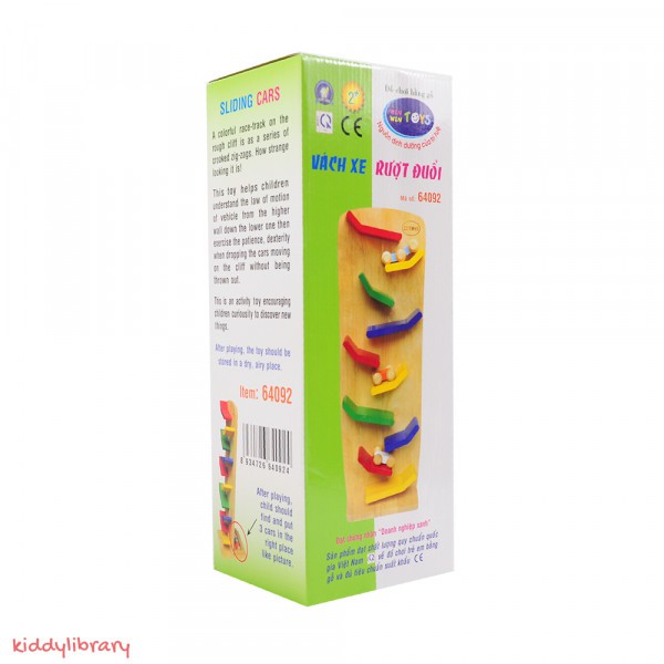 Đồ Chơi Vách Xe Rượt Đuổi, Giúp Bé Thông Minh Hơn , Chất Liệu Gỗ ,An Toàn Cho Bé, Hàng Việt Nam Chất Lượng Cao