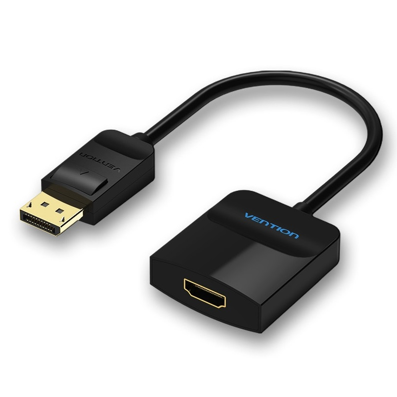 Cáp chuyển đổi DisplayPort sang HDMI Vention HBGBB chính hãng chất liệu nhựa ABS