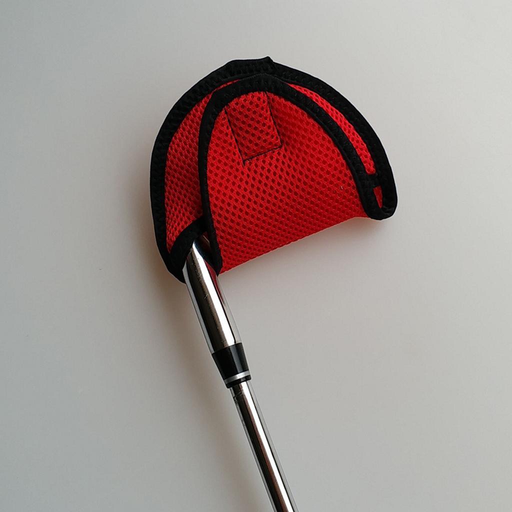 Mallet Putter Head Cover Headcover Protector Bag Golf Accessories Red