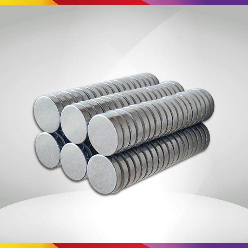 Bộ 3 Viên Nam Châm Đất Hiếm Loại Tròn 25x5mm Mạ Kẽm Lực Từ N35 Cực Mạnh