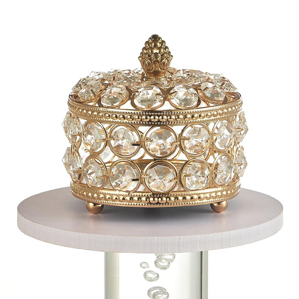 Vintage Case Beauty Box Make up Jewelry Cosmetic Nail Storage Box Tissue Box